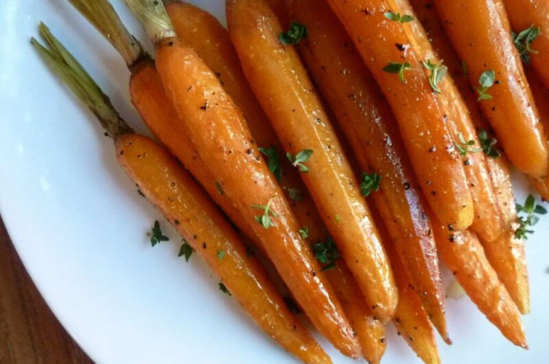 Zanahorias glaseadas con miel